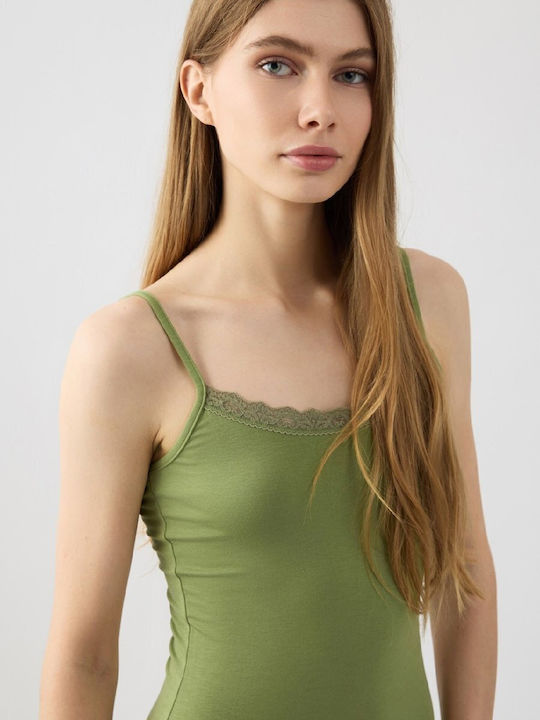 Fimelle Fimelle Blue Women's Spaghetti Strap Tank Top