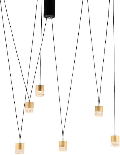 Luma LED Κρεμαστό Φωτιστικό Χρυσό 100x110εκ. Luma LED Κρεμαστό Φωτιστικό Χρυσό 100x110εκ.