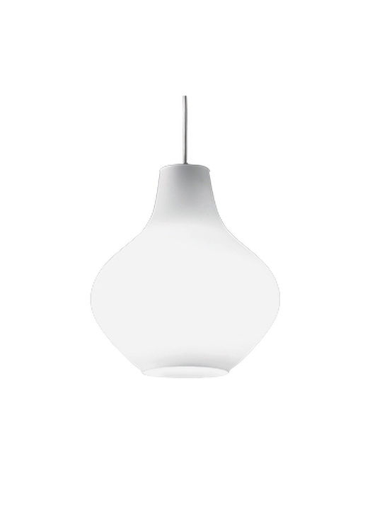 Zafferano Hängelampe Weiß mit Fassung E27 527x527x31cm.