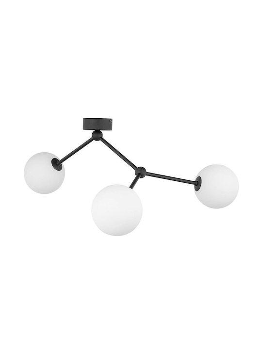 TK Lighting Fairy Висящо Осветително Тяло Черен Топка с Цокъл G9 63x30см.