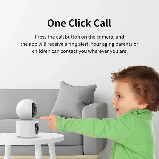 Vstarcam CB90DR IP Dual Surveillance Camera Wi-Fi Full HD 1080p with Two-Way Communication