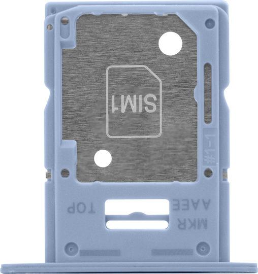 Clappio Dual Nano SIM Microsd Ersatzfach Galaxy A15 4G Blau