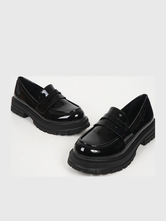 Damen Mokassins in Schwarz Farbe