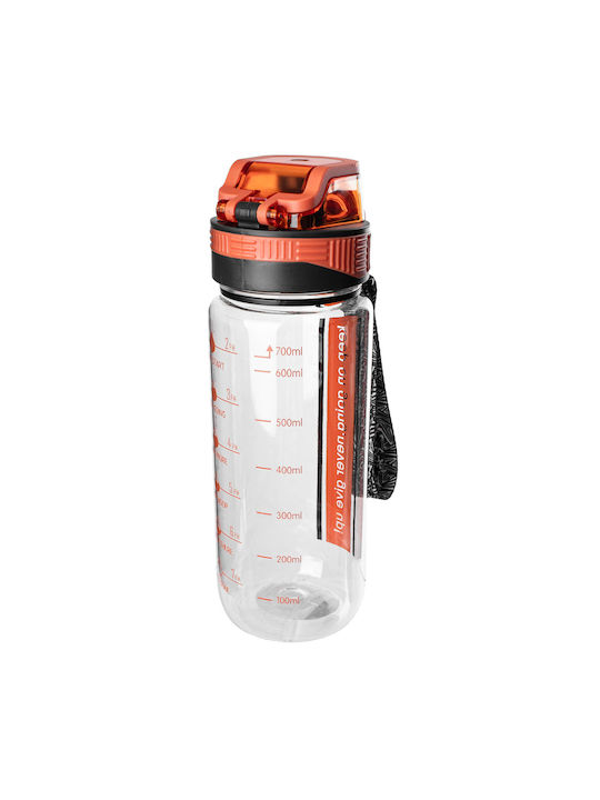 Kadax Атлетична Пластмасова Бутилка 750ml Оранжева
