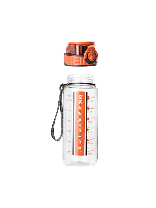 Kadax Атлетична Пластмасова Бутилка 750ml Оранжева