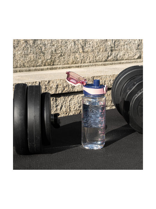 Kadax Αθλητικό Παγούρι Πλαστικό 750ml Ροζ