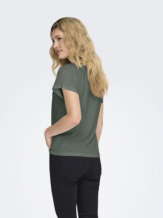 Only Life Bluse Khaki