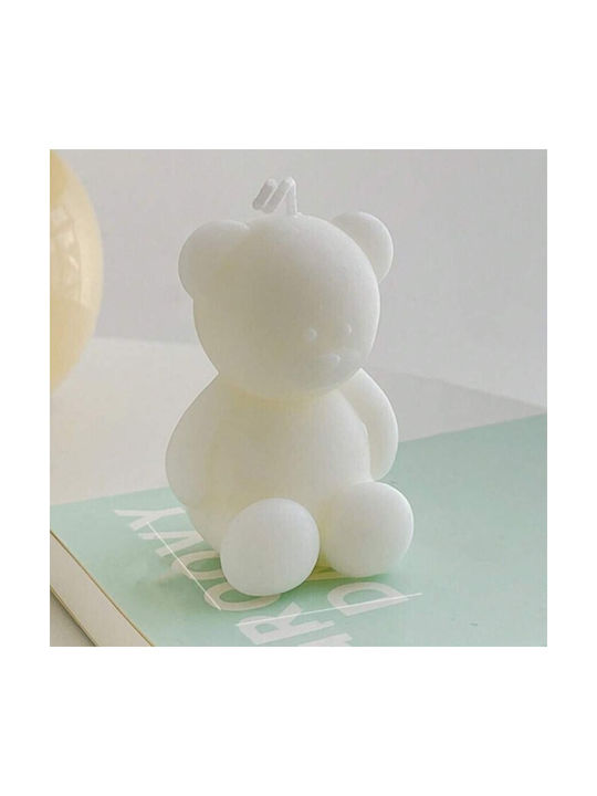 Scented Candle Alista Home Bear Model White Aromatherapy 5.5x3.6x4 Cm