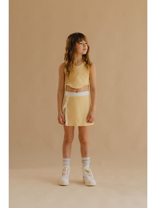 Kids Fabric Yellow Shorts/Bermuda