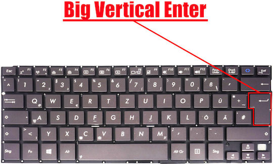 German Laptop Keyboard Asus Transformer Book Tx300 Tx300ca 0kn0-ny1uk13 0knb0-3627uk00 9z.n8jbu.00u Msk-uq00u De Without Frame Brown Code 40269denofrbrown