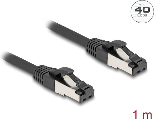 DeLock S/FTP Καλώδιο Δικτύου Ethernet 1m Μαύρο