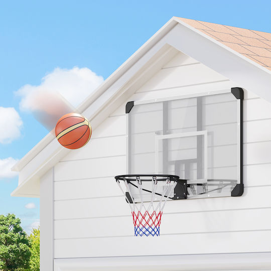 Sportnow Coș de Baschet cu Panou 113 x 73 cm și Plasă de Baschet