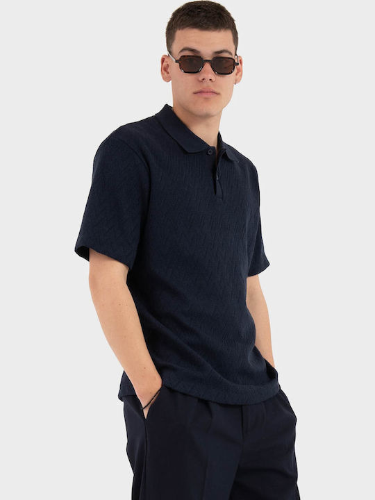 Polo Short Sleeve Blouse Blue