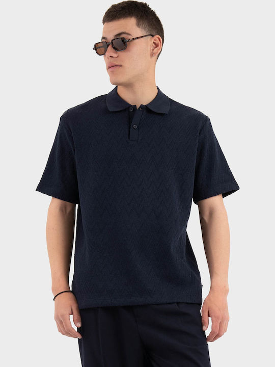 Polo Short Sleeve Blouse Blue