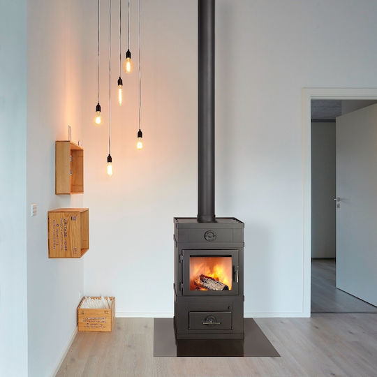 Svendsen-1 Metallische Holzöfen mit Backofen 6.3kW