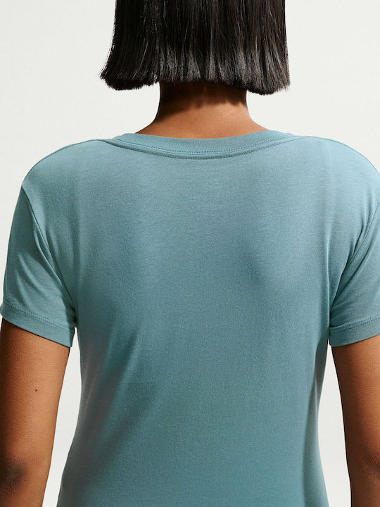 Nsw Γυναικείο Αθλητικό T-shirt Πετρόλ