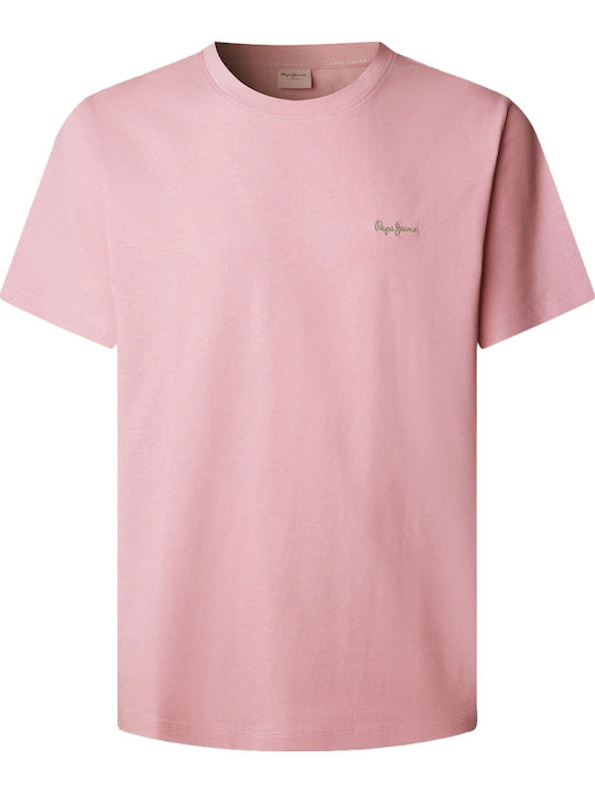Connor' T-shirt Washed Pink
