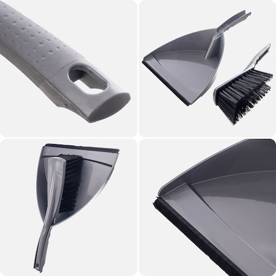 Broom Dustpan 2-in-1 Set Cleaning Sweeping Shovel Brush