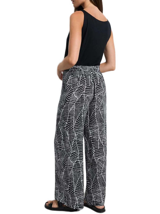 Style Γυναικεία Υφασμάτινη Παντελόνα με Λάστιχο Μαύρη Style Γυναικεία Υφασμάτινη Παντελόνα με Λάστιχο Μαύρη