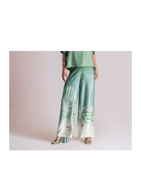 Women's Green Set with Trousers