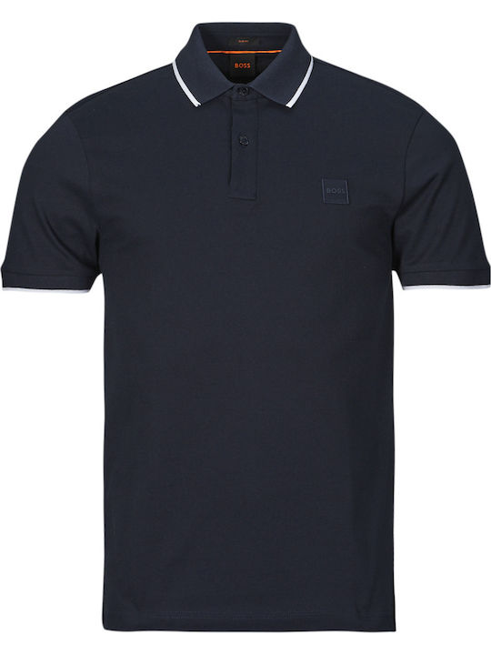 Herrenblusen Polo T-Shirt in Marineblau
