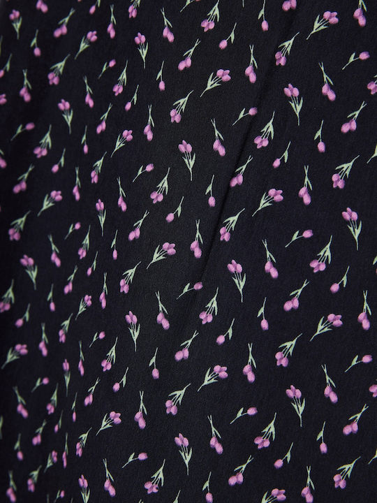 Summer Midi Floral Dress FBL013-106-13-Navy