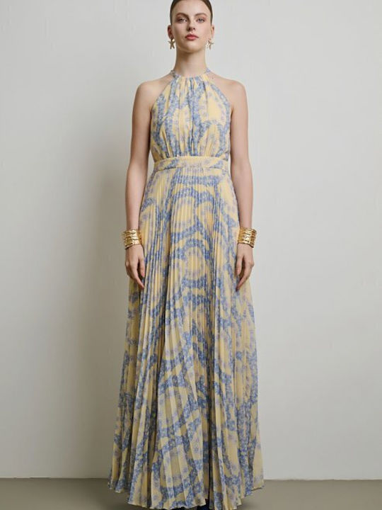 Summer Maxi Dress for Wedding / Christening Blonde