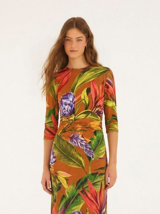 Καλοκαιρινό Midi Φόρεμα Floral