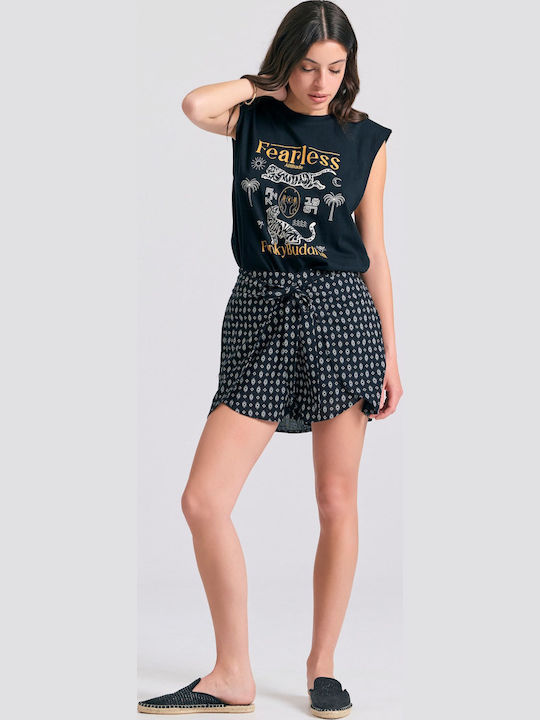 Γυναικείο T-shirt Μαύρο