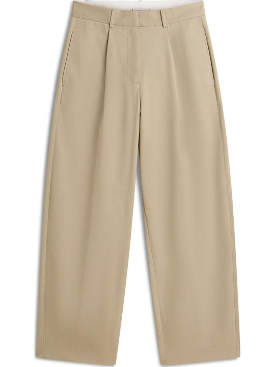 Γυναικείο Υφασμάτινο Παντελόνι Beige