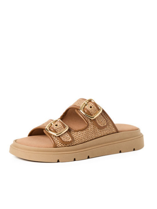 Women's Flat Sandals Beige