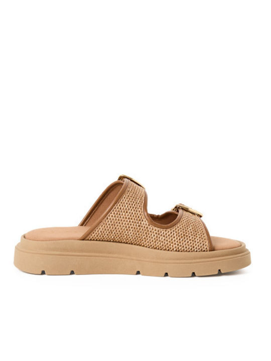 Women's Flat Sandals Beige