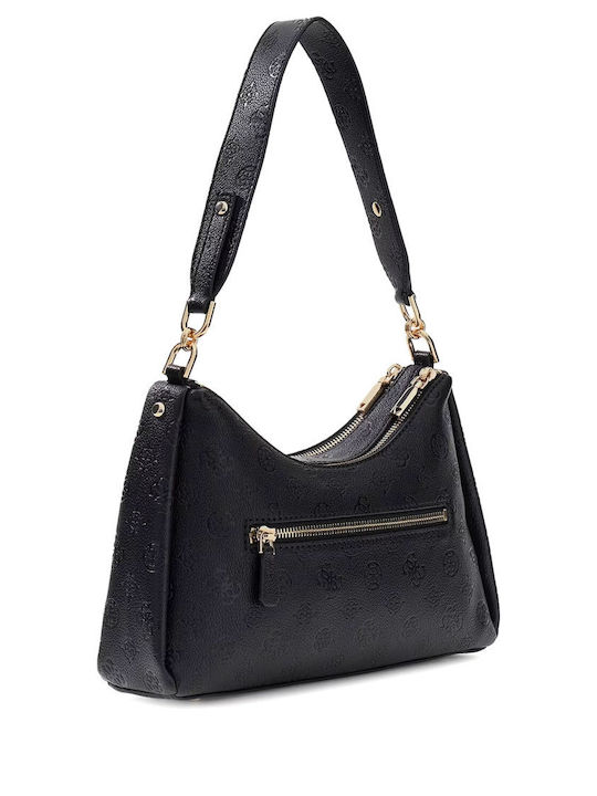 Damentasche Schulter Crossbody Handtasche Croco Schwarze