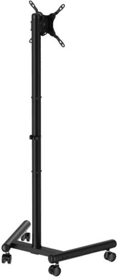 Sbox Mobile Mount Βάση Τηλεόρασης Δαπέδου έως 50" και 20kg Μαύρο