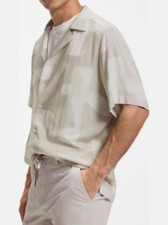 Rayer_m Short Sleeve Shirt Open Grey