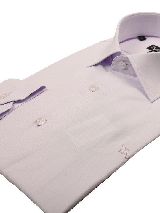 Long Sleeve Shirt In Regular Fit Lilac