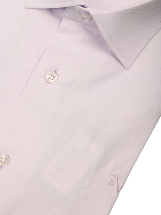 Long Sleeve Shirt In Regular Fit Lilac