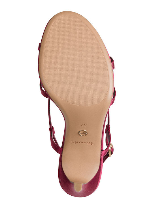 Fabric Sandals Fuchsia
