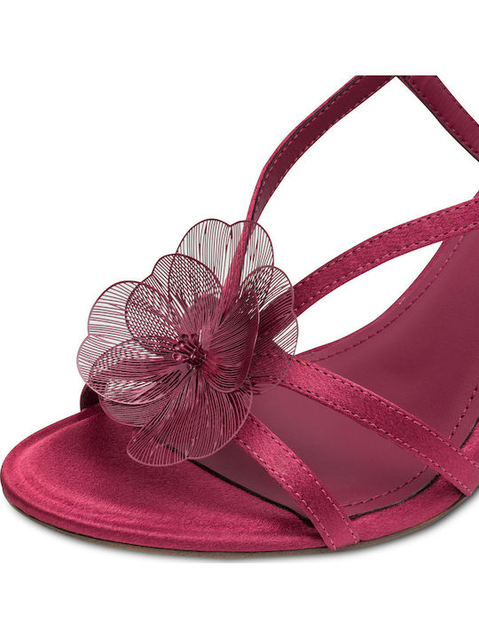 Fabric Sandals Fuchsia