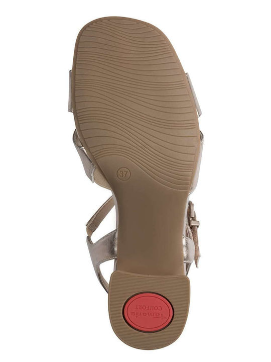 Leather Sandals Gold