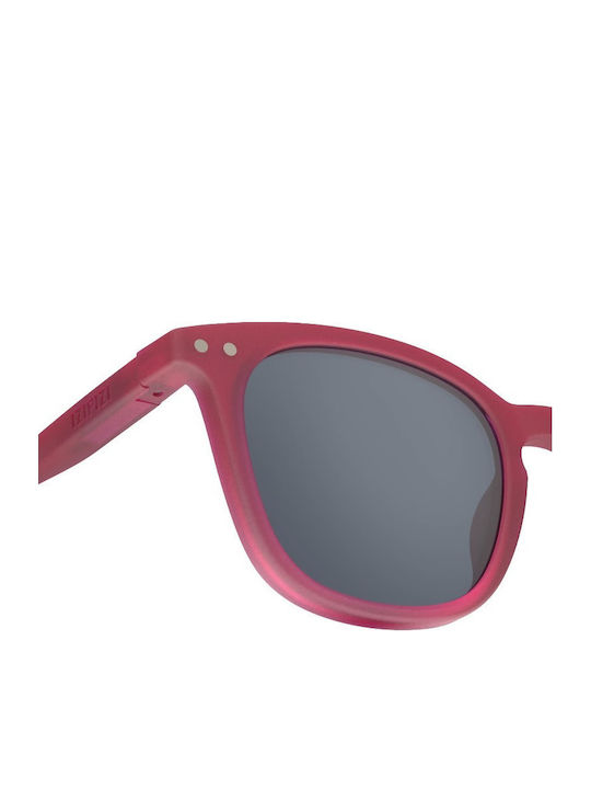 Izipizi Sun Unisex Γυαλιά Ηλίου με Μπορντό Σκελετό και Μπορντό Polarized Φακό