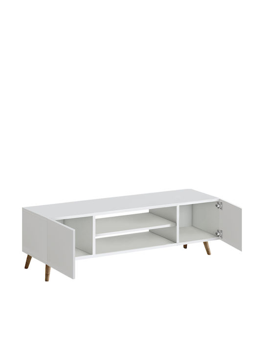 TV Stand Etna White L150xD30xH45cm