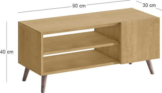 TV Stand Parma Sapphire Oak L90xD30xH40cm