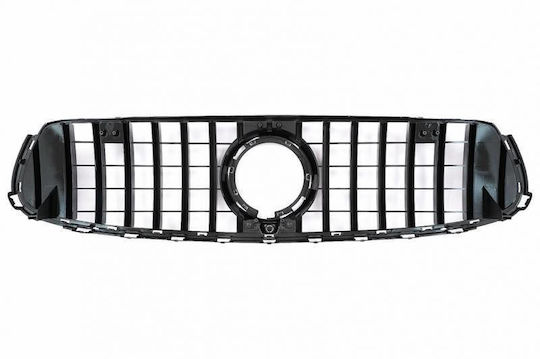 Mask Mercedes-Benz Glc-Class X253 19+ Facelift Amg Line Gtr Panamericana Honeycomb Design Black Glossy Mercedes Benz Carner