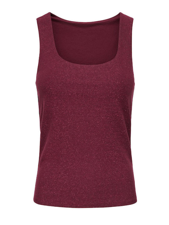 Women's Sleeveless Top Burgundy