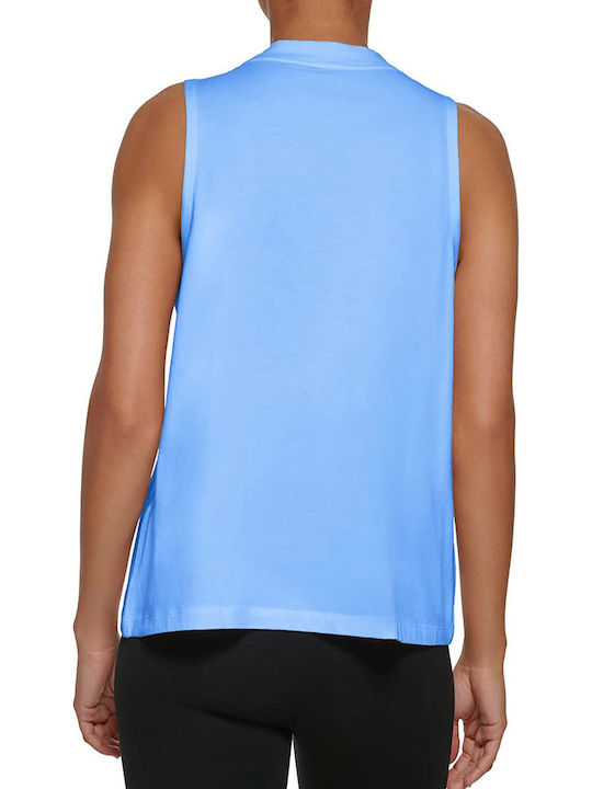 DKNY Logo Blouse Blue