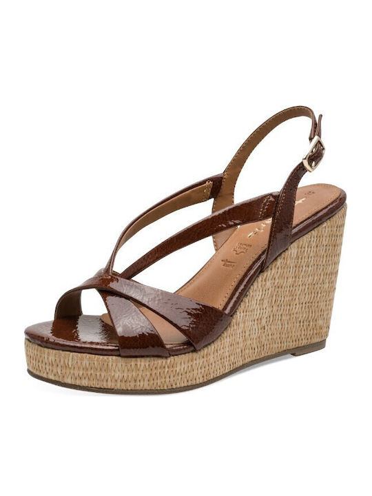 Summer Women's Platforms Tabac Brown
