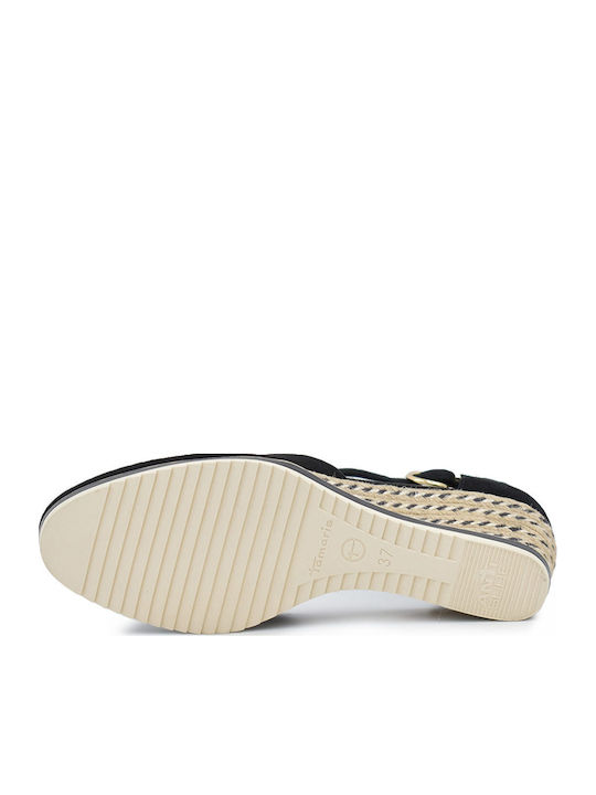 Knitted Women's Espadrilles In Black Color