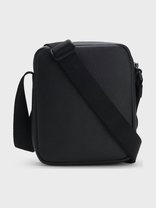 Ethon Herren Schulter Crossbody Tasche Schwarz