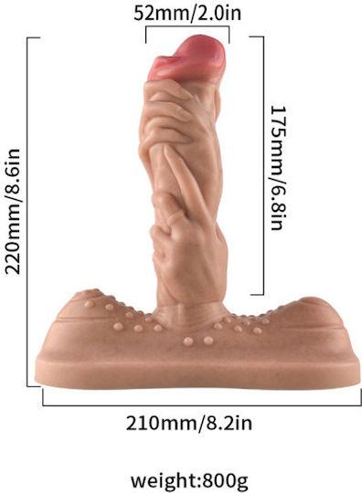 APH Realistic Dildo With Suction Cup Flesh